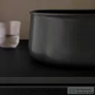 Duravit ZENCHA 420x420 mm-es pultra ültethető mosdó Anthracite matt 2373421379