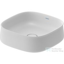   Duravit ZENCHA 420x420 mm-es pultra ültethető mosdó White Satin matt 2373423279