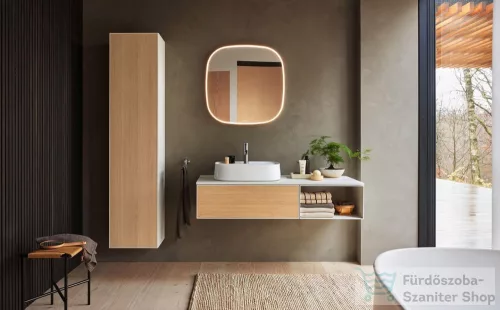 Duravit ZENCHA 550x390 mm-es pultra ültethető mosdó White Alpin 2373550079