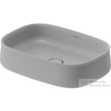   Duravit ZENCHA 550x390 mm-es pultra ültethető mosdó Grey Satin matt 2373556779