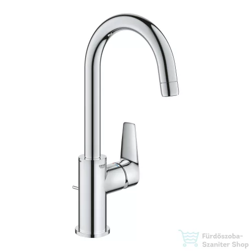 Grohe BAUEDGE L magasított mosdó csaptelep automata leeresztővel,Króm 23760001