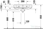 Duravit SOLEIL BY STARCK 65x47,5 cm mosdó Wondergliss bevonattal 23766500001
