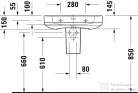 Duravit SOLEIL BY STARCK 65x47,5 cm mosdó Wondergliss bevonattal 23766500001