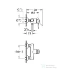 Grohe Start egykaros zuhanycsaptelep 1/2″, króm 32279002
