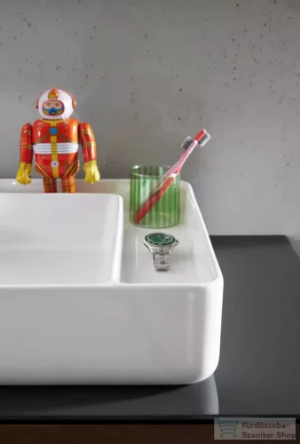 Duravit BENTO STARCK BOX 65x48 cm-es fali mosdó HygieneGlaze mázzal, matt fehér 2379653000