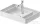 Duravit BENTO STARCK BOX 65x46 cm-es pultra ültethető, csiszolt aljú mosdó 1 csaplyukkal, HygieneGlaze mázzal, fényes fehér 2381652071