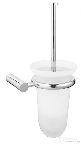 Bugnatese COMPLEMENTI Fali wc-kefetartó matt üveg betéttel króm színben 23825