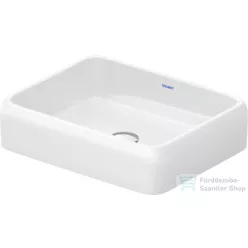   Duravit QATEGO 50x40 cm-es pultra ültethető mosdó HygieneGlaze felülettel, fehér 2383502079
