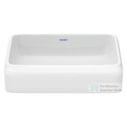 Duravit QATEGO 50x40 cm-es pultra ültethető mosdó HygieneGlaze felülettel, fehér 2383502079
