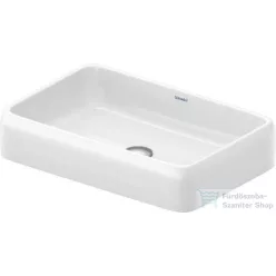   Duravit QATEGO 60x40 cm-es pultra ültethető mosdó, fehér 2383600079