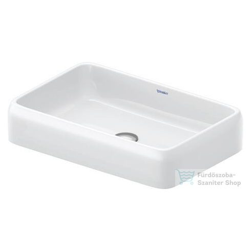 Duravit QATEGO 60x40 cm-es pultra ültethető mosdó, fehér 2383600079