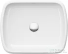 Duravit QATEGO 50x40 cm-es pultra ültethető mosdó HygieneGlaze felülettel, fehér 2384502079