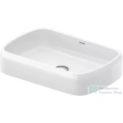   Duravit QATEGO 60x40 cm-es pultra ültethető mosdó HygieneGlaze felülettel, fehér 2384602079