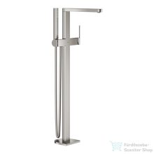   Grohe PLUS szabadon álló kádtöltő csaptelep zuhanyszettel,alaptest nélkül,Supersteel 23846DC3