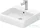 Duravit QATEGO 50x47 cm-es pultra ültethető mosdó csaplyukkal, fehér 2385500027