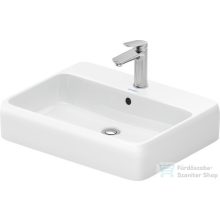   Duravit QATEGO 60x47 cm-es pultra ültethető mosdó csaplyukkal, fehér 2385600027
