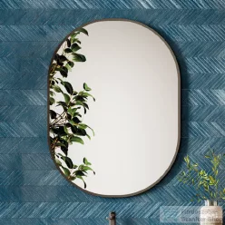   Coycama Soul Black 55x80 cm-es tükör világítás nélkül,fekete 23902080