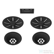 Blanco InFino szett 2 medencéhez matt fekete 239979