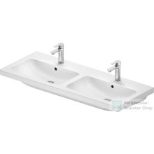   Duravit D-CODE 120x48 cm-es fali dupla mosdó, fehér 24001200002