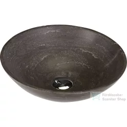 Sapho BLOK 1 mosdó 40x12 cm, matt barna kő 2401-02