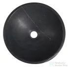 Sapho BLOK kőmosdó, átm:40cm, matt Marquin fekete (2401-35)