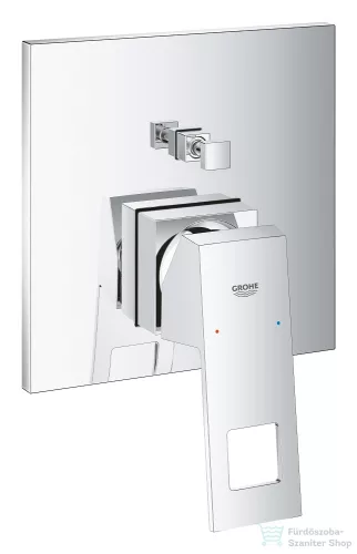 Grohe Eurocube egykaros falba épített zuhanycsaptelep, 2 fogyasztóhoz, króm 24062000