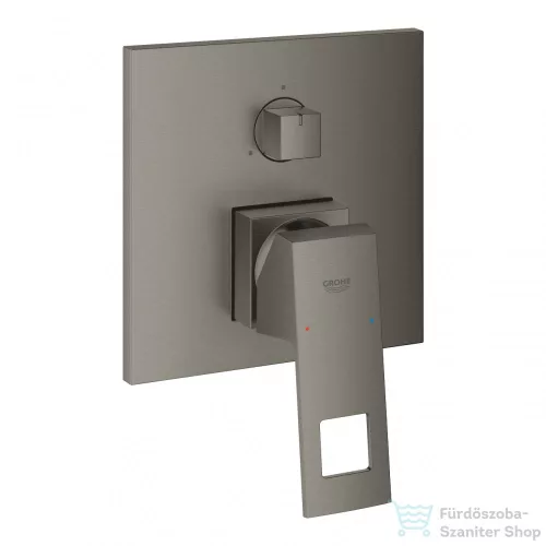Grohe Eurocube egykaros keverő, 3-utas vátóval, matt hard grafit 24094AL0
