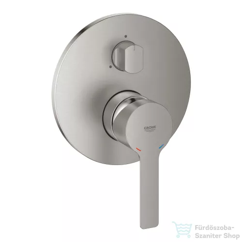 Grohe Lineare falsík alatti kád/zuhany csaptelep 3 fogyasztóhoz,Supersteel 24095DC1