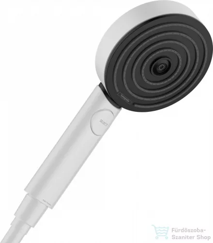 Hansgrohe Pulsify Select Kézizuhany 105, 3 jet Relaxation, matt fehér,  24110700