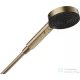 Hansgrohe Pulsify Select S 105 kézizuhany, 3 jet Relaxation EcoSmart,szálcsiszolt bronz 24111140
