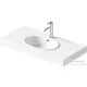 Duravit BALCOON 100x48 cm-es falra, vagy bútorra szerelhető mosdó leeresztővel, Duarshield mázzal, matt fehér 241210AC00