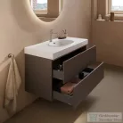 Duravit BALCOON 100x48 cm-es falra, vagy bútorra szerelhető mosdó leeresztővel, Duarshield mázzal, matt fehér 241210AC00