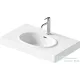 Duravit BALCOON 80x48 cm-es falra, vagy bútorra szerelhető mosdó leeresztővel, Duarshield mázzal, matt fehér 241280AC00