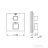 GROHE Grohtherm Cube termosztátos keverő 1 kimenethez,Brushed Hard Graphite 24153AL0