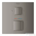 Grohe Grohtherm Cube termosztátos falsík alatti keverő 2 fogyasztóhoz,Brushed Hard Graphite 24154AL0