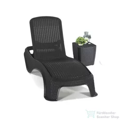   Curver Atlantic kerti nyugágy set Luzon asztallal grafit 241664K_217341