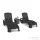 Curver Atlantic duo kerti nyugágy set Luzon asztallal grafit 241664K_217341_2