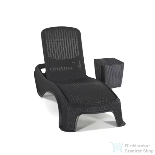 Curver Atlantic kerti nyugágy set Luzon asztallal grafit 241664K_217341