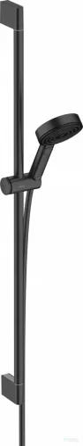 Hansgrohe PULSIFY Select S zuhanyszett 105, 3 jet Relaxation, 90 cm-es zuhanyrúddal, matt fekete 24170670