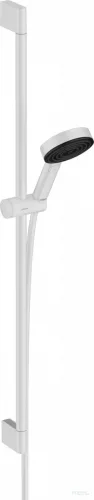 Hansgrohe PULSIFY Select S zuhanyszett 105, 3 jet Relaxation, 90 cm-es zuhanyrúddal, matt fehér 24170700