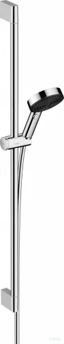 Hansgrohe PULSIFY Select S zuhanyszett 105, 3 jet Relaxation, 90 cm-es zuhanyrúddal Ecosmart, króm 24171000