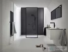 Hansgrohe PULSIFY Select S zuhanyszett 105, 3 jet Relaxation, 90 cm-es zuhanyrúddal Ecosmart, matt fekete 24171670