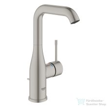   Grohe ESSENCE L magasított mosdó csaptelep automata leeresztővel,Supersteel 24174DC1