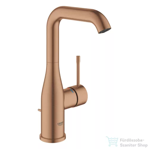 Grohe ESSENCE L magasított mosdó csaptelep automata leeresztővel,Brushed Warm Sunset 24174DL1