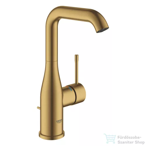 Grohe ESSENCE L magasított mosdó csaptelep automata leeresztővel,Brushed Cool Sunrise 24174GN1