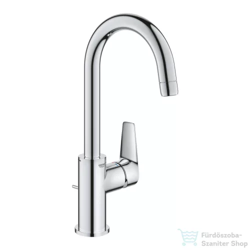 Grohe QuickFix START Edge L magasított mosdó csaptelep automata leeresztővel, króm 24201001