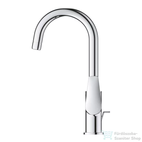 Grohe QuickFix START Edge L magasított mosdó csaptelep automata leeresztővel, króm 24201001