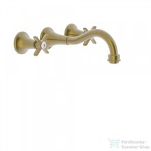   TRES TRES-CLASIC Fali mosdó csaptelep, leeresztő nélkül,  matt bronz, 24215101LM