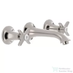   TRES TRES-CLASIC Fali mosdó csaptelep, leeresztő nélkül,  steel, 24215102AC