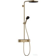   Hansgrohe Pulsify S Showerpipe 260 1 jet Showertablet Select 400 zuhanyrendszer,szálcsiszolt bronz 24220140